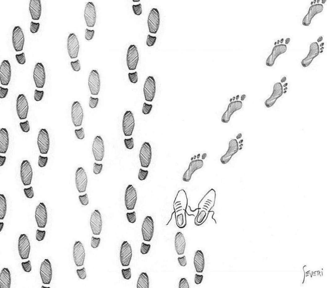 KATMS73's tweet image. Being unconventional and out of the ordinary make you try other paths. Those "sidewalks" can be unexpectedly intrepid, but so delightful adventurous. 😎🤗

Drawing made by #severi