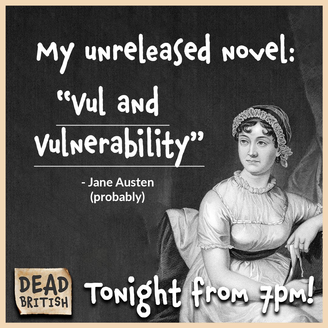 unionjackradio's tweet photo. 🕰️ TONIGHT FROM 7PM 🕰️
Tell a comedian to pretend to be a historical figure ✅
Tell them exactly who that historical figure is ❌
👇 Brand new comedy Dead British, tonight at 7pm 👇
https://t.co/M0gLIVcGhg…
#FolderMedia @AudioFund https://t.co/i224nXgzzS