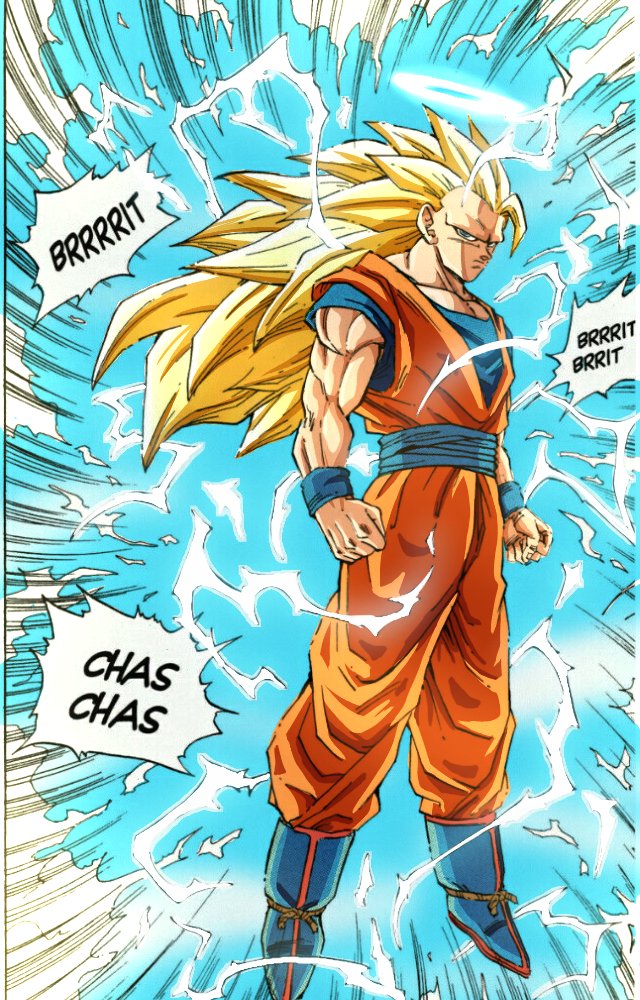 Goku Manga Panel | Poster