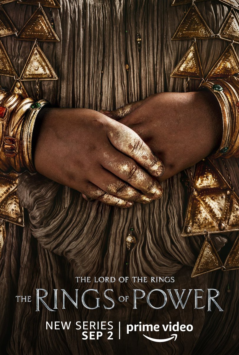 UribeDJ's tweet photo. Un hilito con los posters de la nueva serie de "El Señor De Los Anillos" #RingsOfPower, que se estrena en septiembre en @PrimeVideoLat.
#PopCorner https://t.co/ySvKa4x3M2