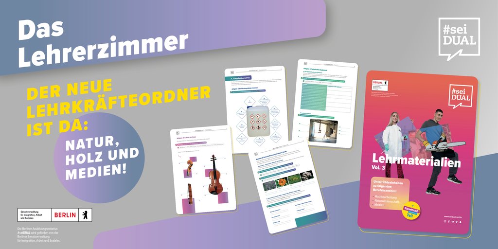 sei_dual's tweet photo. Letzte Exemplare verfügbar! 
Unser kostenloser, neuer Lehrkräfteordner wartet auf Ihre Bestellung. Mehr dazu hier: https://t.co/OqnIIBH9JO

#seiDUAL #schule #twlz #twitterlehrerzimmer #lehrerzimmer #schulmaterial https://t.co/Q6eIs5uoo1