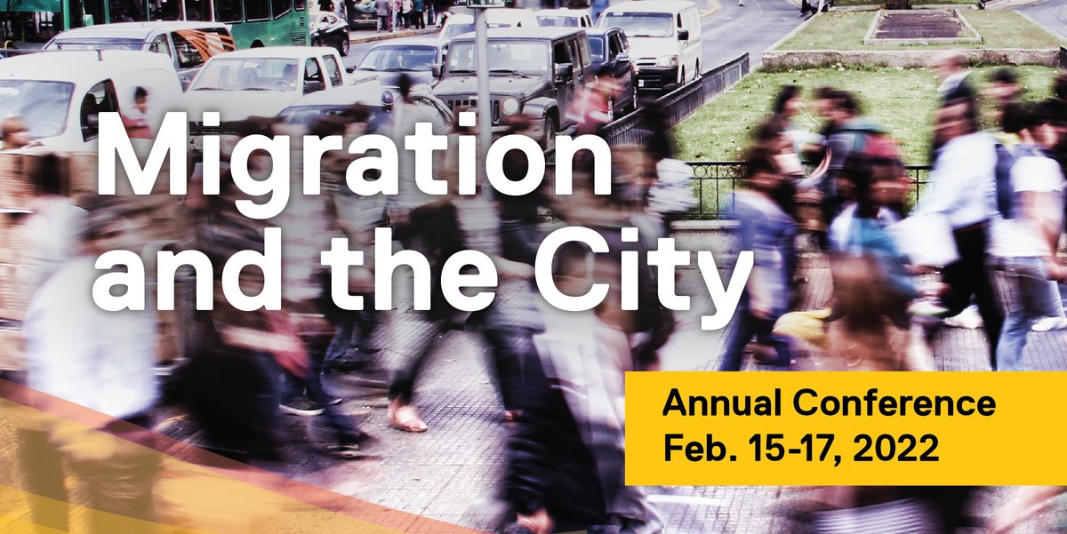 Join <a href="/cercmigration/">CERC Migration</a> for its annual conference.
Speakers from different world regions share insights on the relationship between migration and the city in the 21st century.    

Migration and the City
NEW DATE &amp; TIMES Feb 15-17, 2022
#MigrationCity2022
ryerson.ca/cerc-migration…