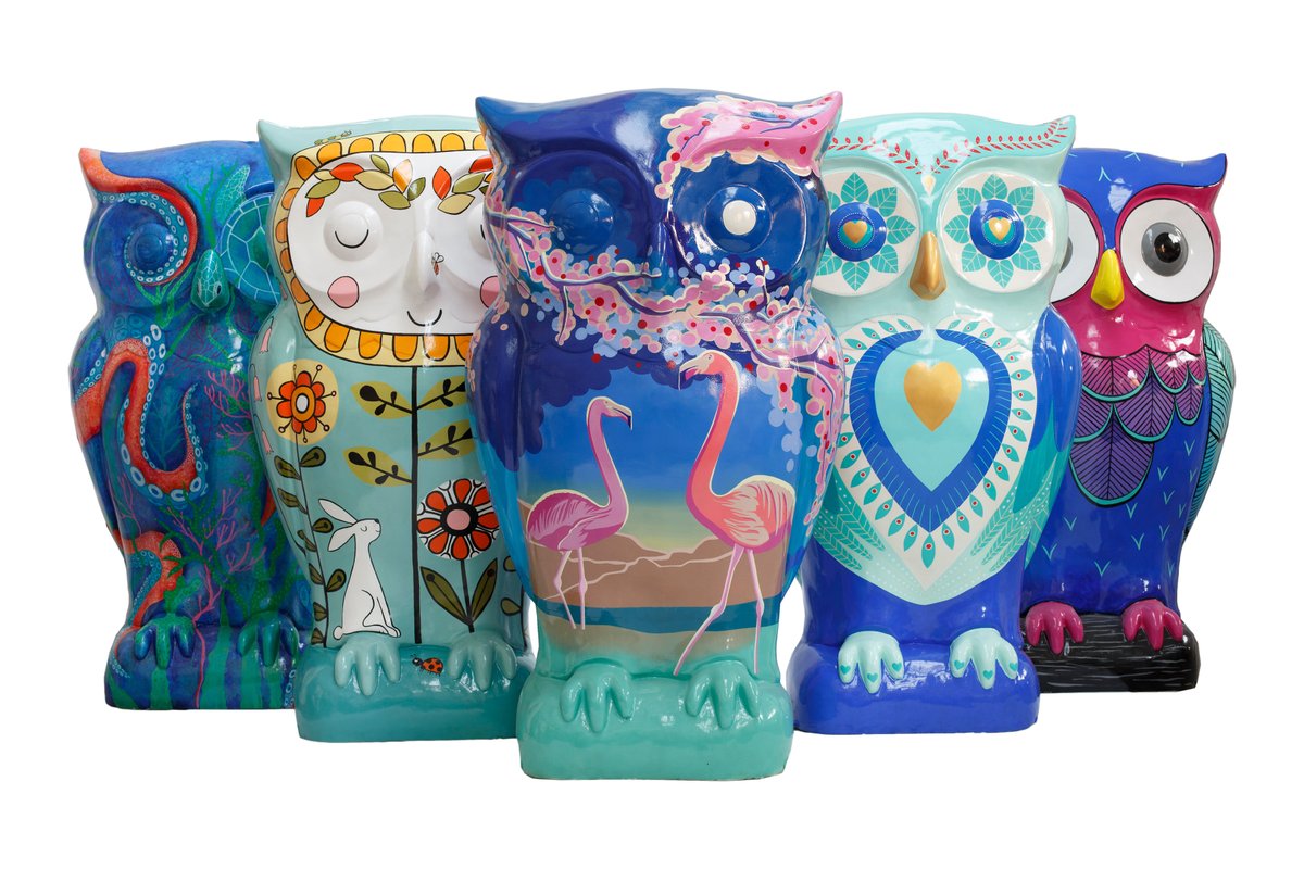 New Event!🎉🦉12 colourful Owls will be flying into Hemel Hempstead as part of the #TheBigHootHemel from 10 February to 19 April. Hosted by <a href="/HemelBID/">HemelHempsteadBID</a> and <a href="/DacorumBC/">Dacorum Council</a>, there will be an app and trail map to find them all. More here: bit.ly/3L7OvlL