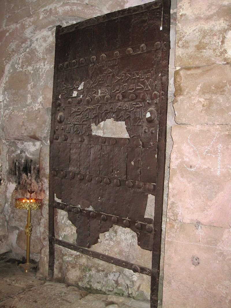 cavidaga's tweet photo. Minister of Culture Anar Karimov says talks are being made with the Georgian side on the return of 11th century made Castle Doors to Ganja. https://t.co/dNbvxwG7n6