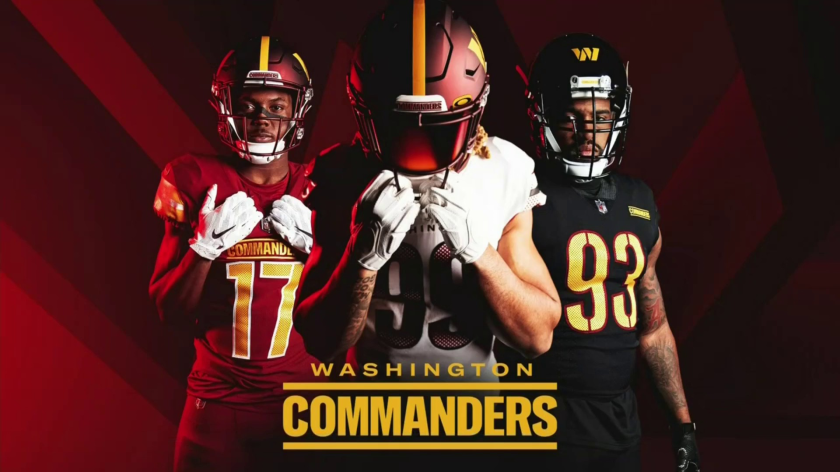 WeFightUgly's tweet photo. Sometimes, a #rebrand comes out that's pretty tame but it's important to know that there's often a reason behind it. The @WBJonline asked local branding experts their thoughts, and our Patrick explains why the @Commanders probably chose their new name. https://t.co/q916UaNOue https://t.co/NkXz4GGlWU