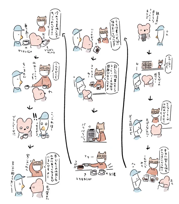 本日お休みでしたので、美味しいコーヒー飲ませていただきました☕️ 