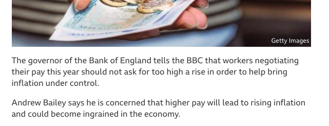 Rhydian_Ball's tweet photo. A guy who makes £495k a year tells workers not to ask for a pay rise this year... https://t.co/KoAbMezNq5