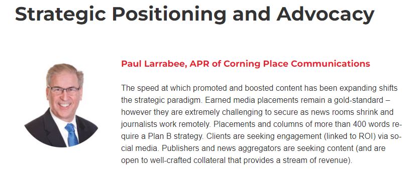 As 2022 moves into a higher gear - my network colleagues <a href="/prcgroup/">PRConsultantsGroup</a> identify strategic trends and tactics that may help your organization in the New Year. #NationalStrengthLocalPower
bit.ly/3HpW19F