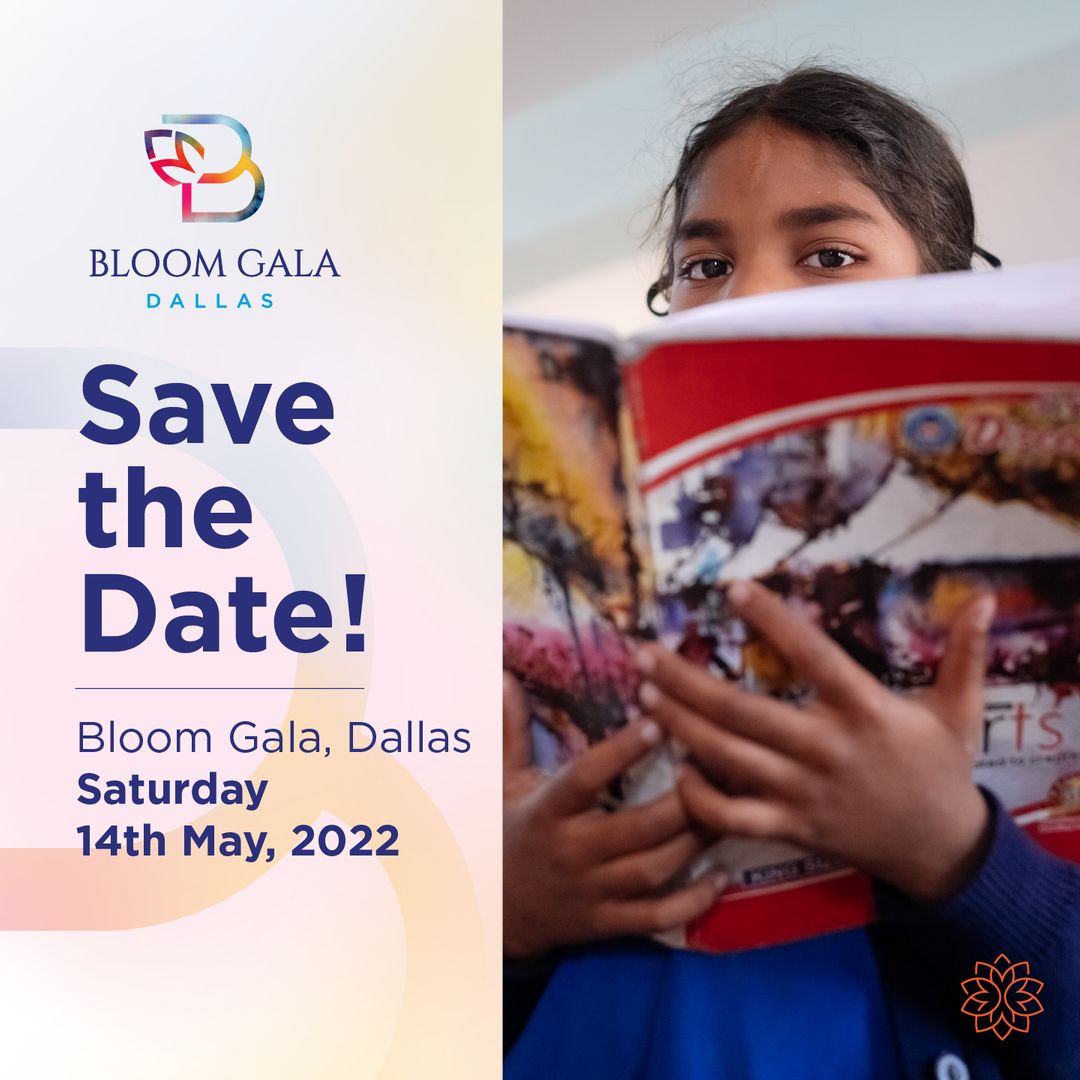 wearebloomindia's tweet photo. Dinner + Auction + Music + Stories of Hope!

Mark your calendars for this special event on Saturday, May 14, 2022 at La Cima Club, Irving, TX. https://t.co/h7y7rscORR