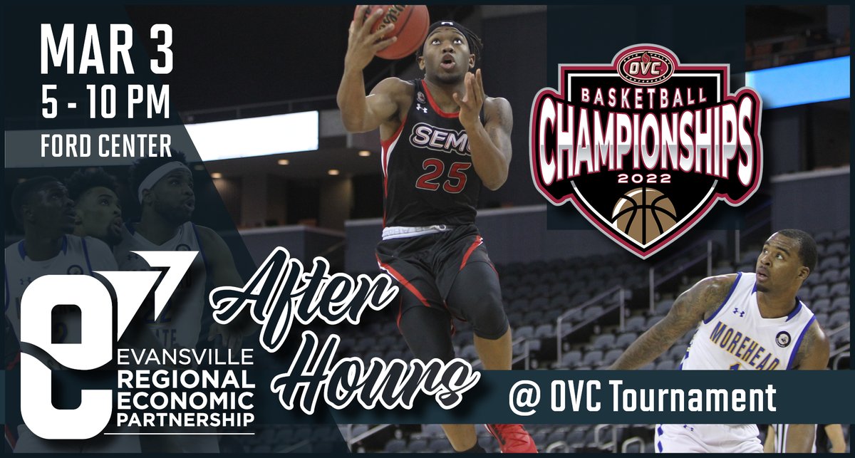 🚨  E-REP Member Perk Alert! 🚨 
E-REP has partnered with <a href="/OVCSports/">Ohio Valley Conference</a> to offer our members discounted tickets to a Business After Hours event!
📅 March 3, 2022
⏰ 5:00PM – 10:00PM CST
📍 Ford Center | Corner Club
🎟️ bit.ly/3GasU8I