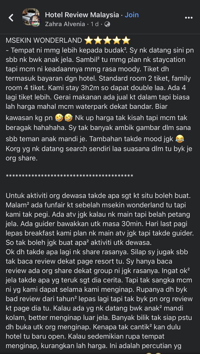 Review Msekin Hotel and Wonderland, Sekinchan.

Rate 0/10