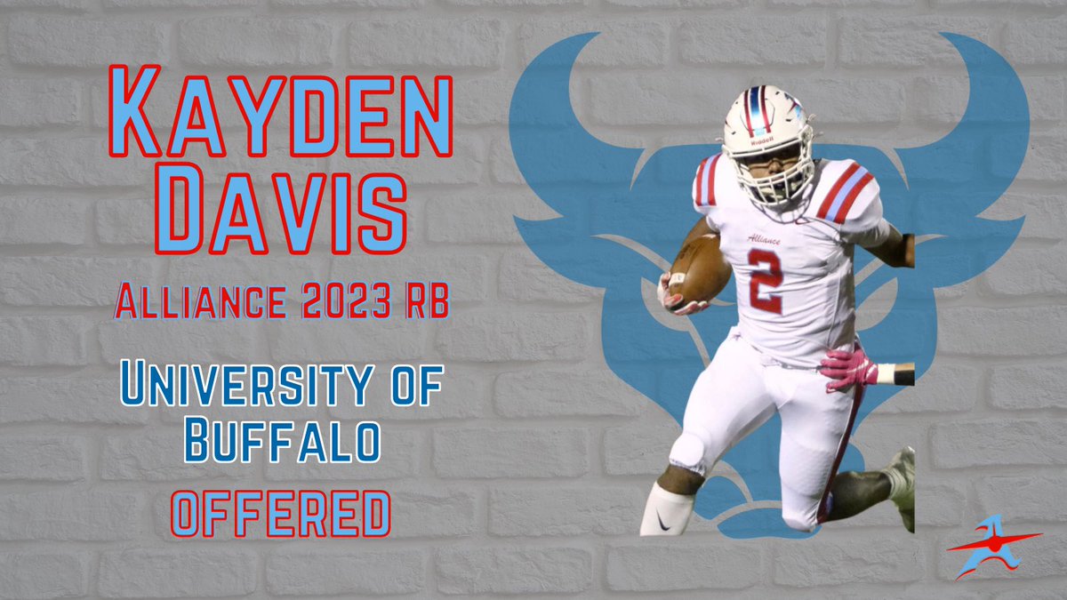 Congratulations <a href="/kaydendavis25/">Kayden Davis</a> on receiving a scholarship offer to <a href="/UBFootball/">Buffalo Football</a>! #GoAviators #GoBulls