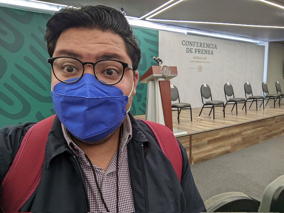 Hoy me tocó levantarme a las 4am, pero estuve presente en la mañanera del presidente López Obrador. 
Incluso pude hacer algunos cuestionamientos sobre temas de Hidalgo, fue una experiencia muy cool.
