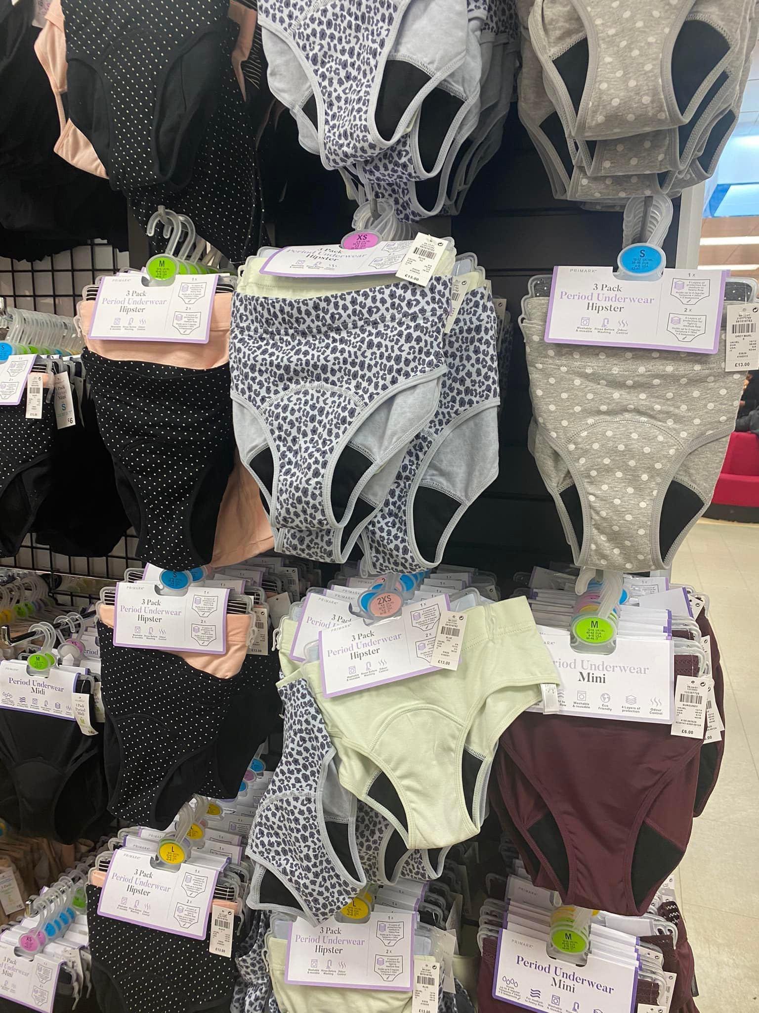 PEGiS on X: Period pants in primark perfect for children/adults