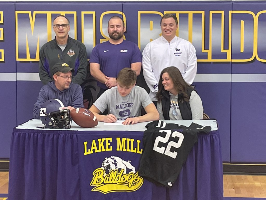 One of the top high school recruits in the Will Finley tenure at Waldorf, Kadin Abele, makes it official. Full story coming.