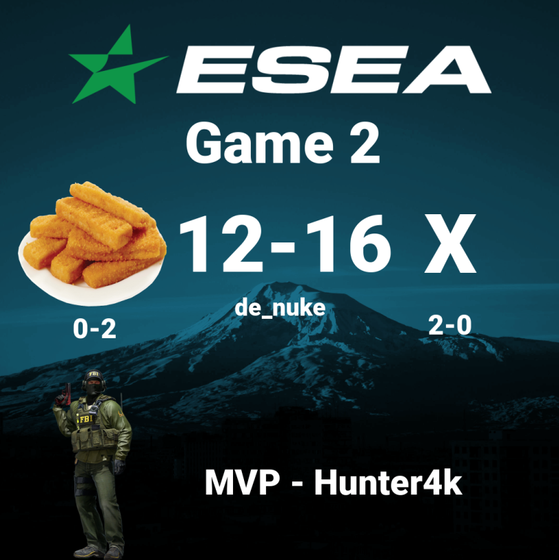 BastonciniCSGO's tweet photo. We lose to The Rooks, GG https://t.co/oNrsMagLvP