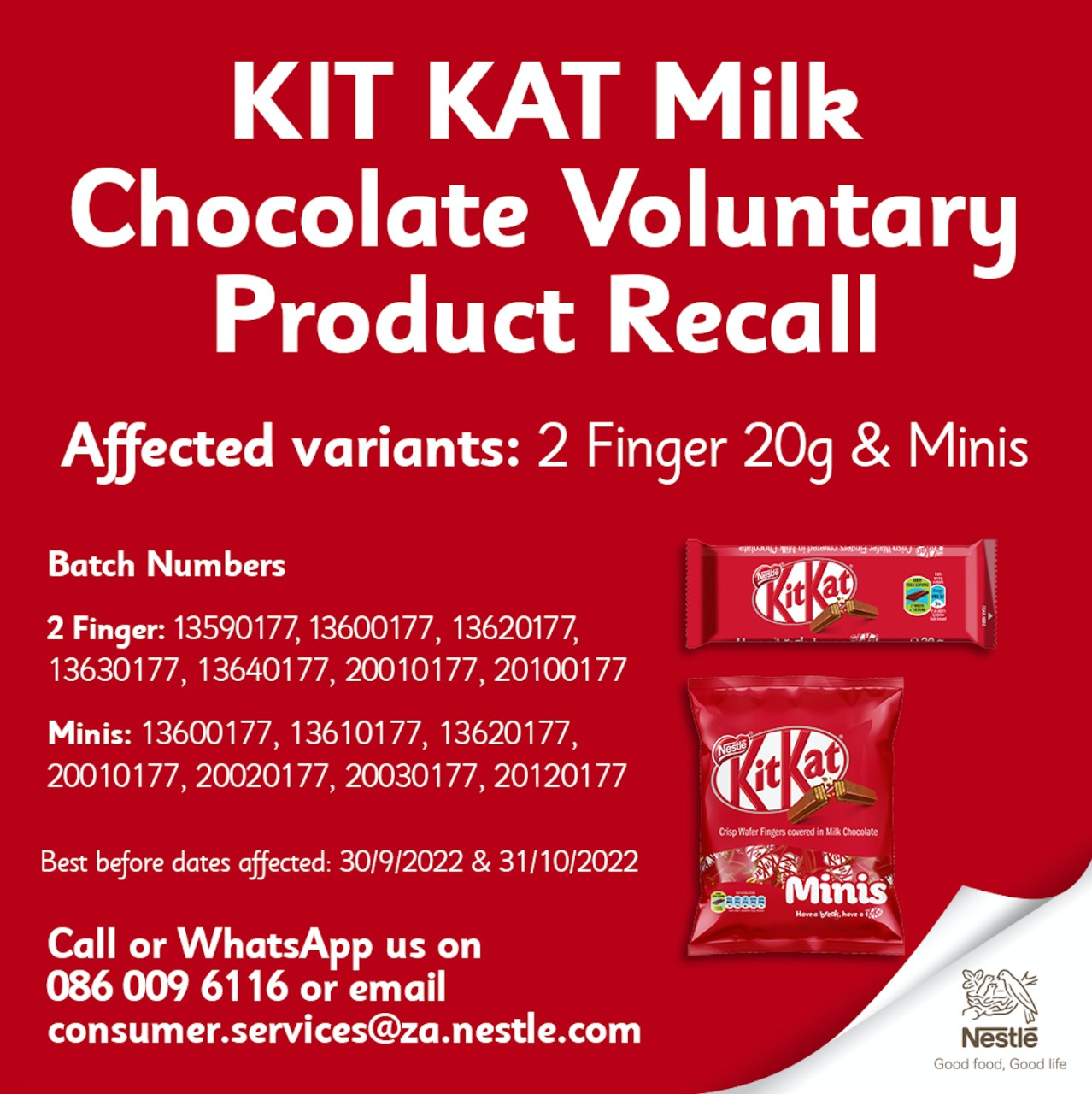 Nestlé ESAR on Twitter "Your safety is very important to us! That’s