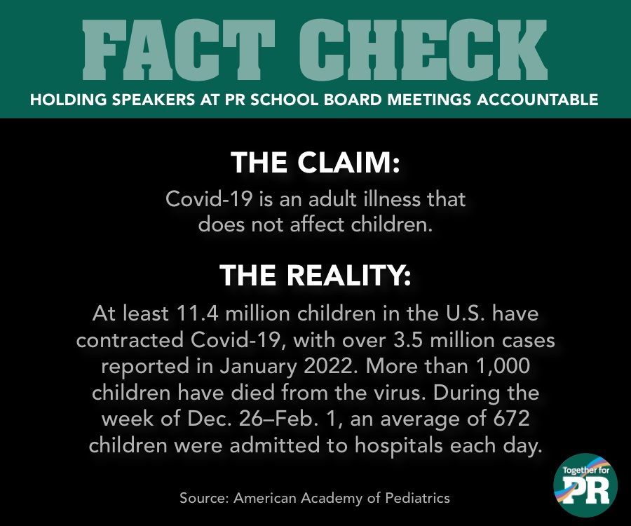 TogetherforPR's tweet image. Check before you speak. The information is out there -- provided by reliable sources.

#covid #FactCheck #Pediatrics