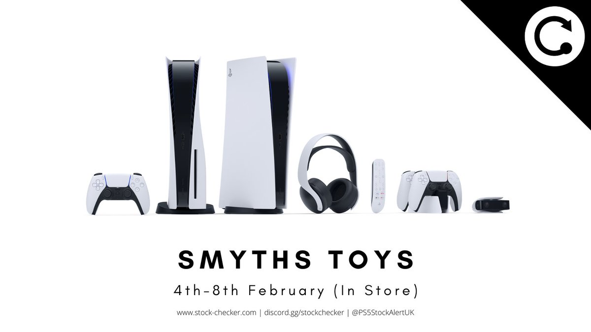 PS5StockAlertUK's tweet photo. 📰 Exclusive: PlayStation 5 Restock Confirmed For Smyths Toys

Smyths Toys will be offering the PlayStation 5 Digital Edition console at local stores starting tomorrow, till Tuesday. The twist is, not all stores will have the console tomorrow.

⬇️ Read the thread below for more: https://t.co/ccl8N0XNhv