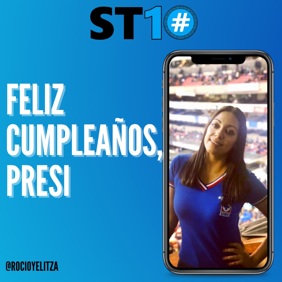 ST10tt's tweet photo. ¡FELIZ CUMPLEAÑOS A LA PRESI!

Felicidades a @RocioYelitza, fundadora de @Pamboleras e impulsora de @ST10tt

Deseamos las mejores vibras y agradecemos su pasión, cariño y fuerza https://t.co/1IaZlDzm9D