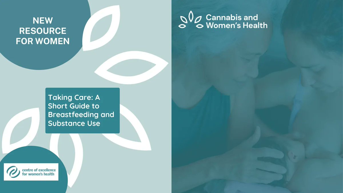 We are excited to share the release of Taking Care: A Short Guide to #Breastfeeding and #SubstanceUse. We hope this collaborative resource can be helpful to women on a topic that is often overlooked: bit.ly/3gmqIAz (EN) bit.ly/3ukYizb (FR)