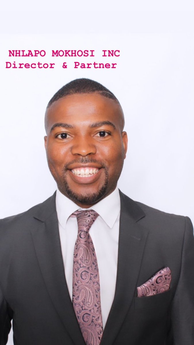 Director &amp; Partner at Nhlalpo Mokhosi Incorporated 😊😊🙌🏿