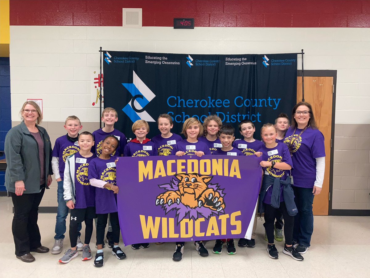 MacedoniaElem's tweet photo. Macedonia Mathematicians are ready to compete! #1WildcatNation @CherokeeSchools #ccsdmath https://t.co/0KhQLh4Bry