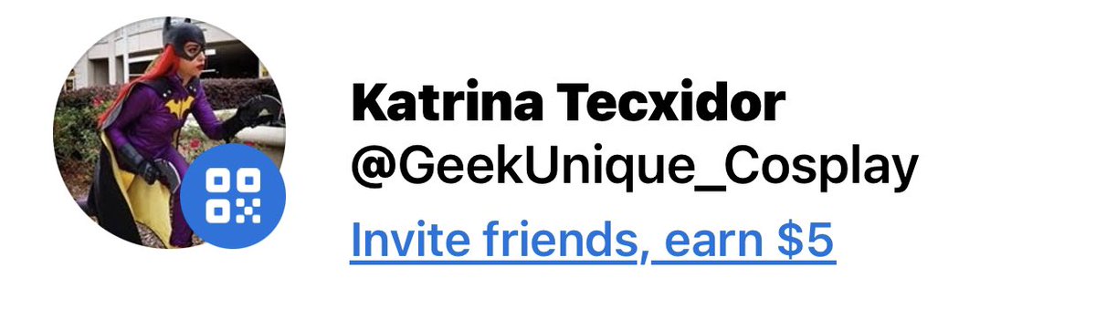 GeekuniqueCos's tweet photo. For those looking to support my #cosplay, here is my #Venmo. 

You can find me at @GeekUnique_Cosplay on the #VenmoApp. 

Any support is appreciated! Thanks 🙏 https://t.co/UAhlPhFVLR