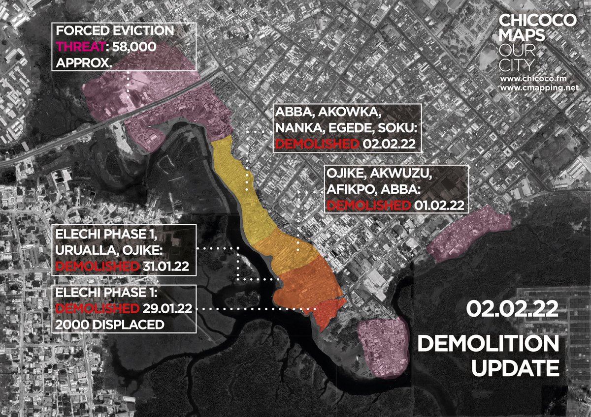 Day 6: the scale of destruction is hard to take in from the ground. Almost every community along this edge of town has been reduced to rubble. Some were as old as the city. The bulldozers have stopped for today - waiting for their orders.

#EndForcedEvictions #PeopleLiveHere