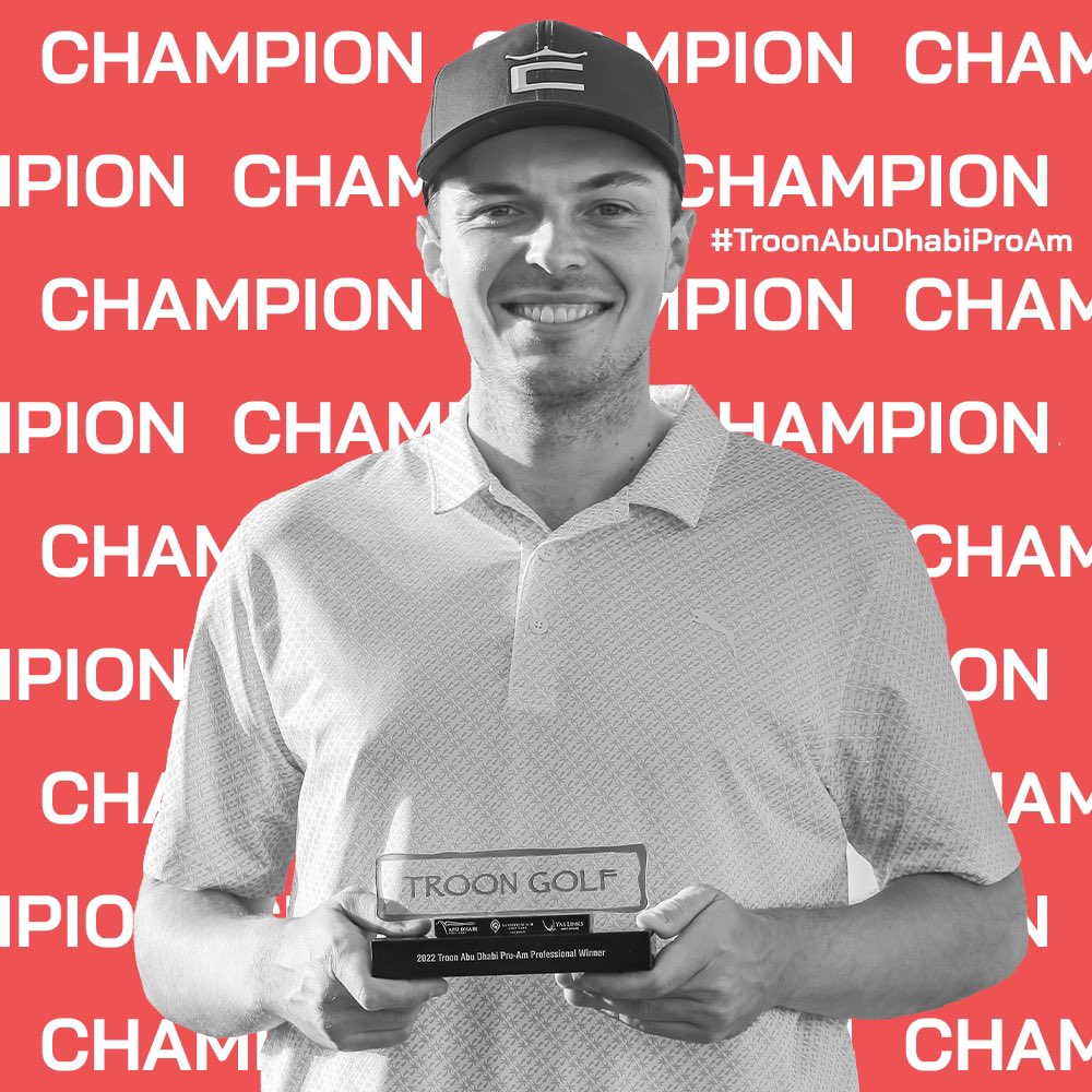 Congratulations Erik Lindwall, 2022 <a href="/troonint/">Troon International</a> #AbuDhabi Pro-Am Professional Champion! 🏆🇸🇪

See the full final scores from @yaslinksad at cp.golf/2022AbuDhabi 

#TroonAbuDhabiProAm