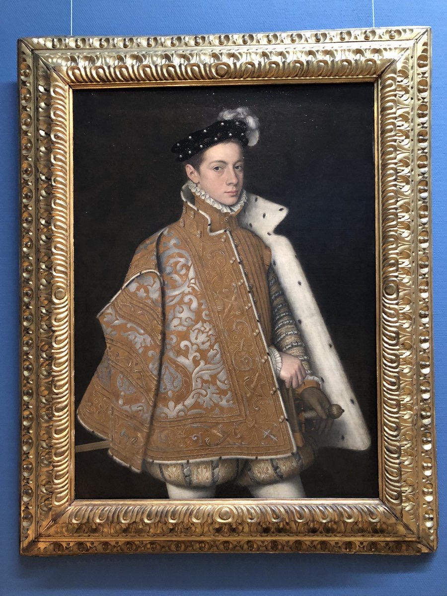 jdmccafferty's tweet photo. Sofonisba Anguissola’s luxe c. 1560 Prince Alessando Farnese later Duke of #Parma &amp; #Piacenza painted while she was at court in #Madrid - now in the National Gallery of #Ireland https://t.co/wV5KxElOgS