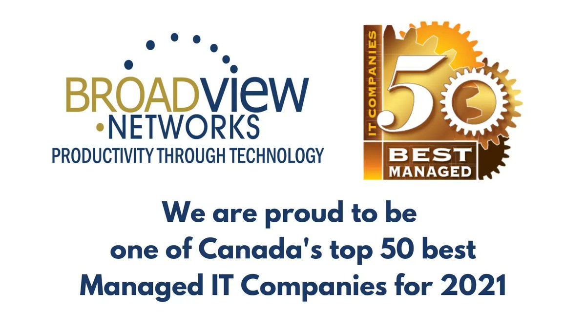 MSPCorpPrairies's tweet photo. We are thrilled to announce that we have been named one of the top 50 best IT managed companies in 2021. https://t.co/f6PZ0LRZHA

#top50ITmanagedcompany #50bestmanagedITcompaniesaward https://t.co/nHO6fpeUHU