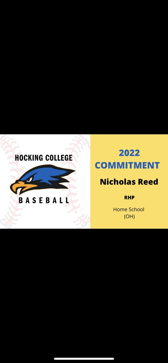 I’d like to thank my friends my family and more importantly my parents or else I wouldn’t be where I am today. I’d like to thank @Gahannalions17u for the help. Also like to thank <a href="/CoachSturgill/">Jason Sturgill</a> and @HockingBaseball for the great opportunity , Go Hawks!