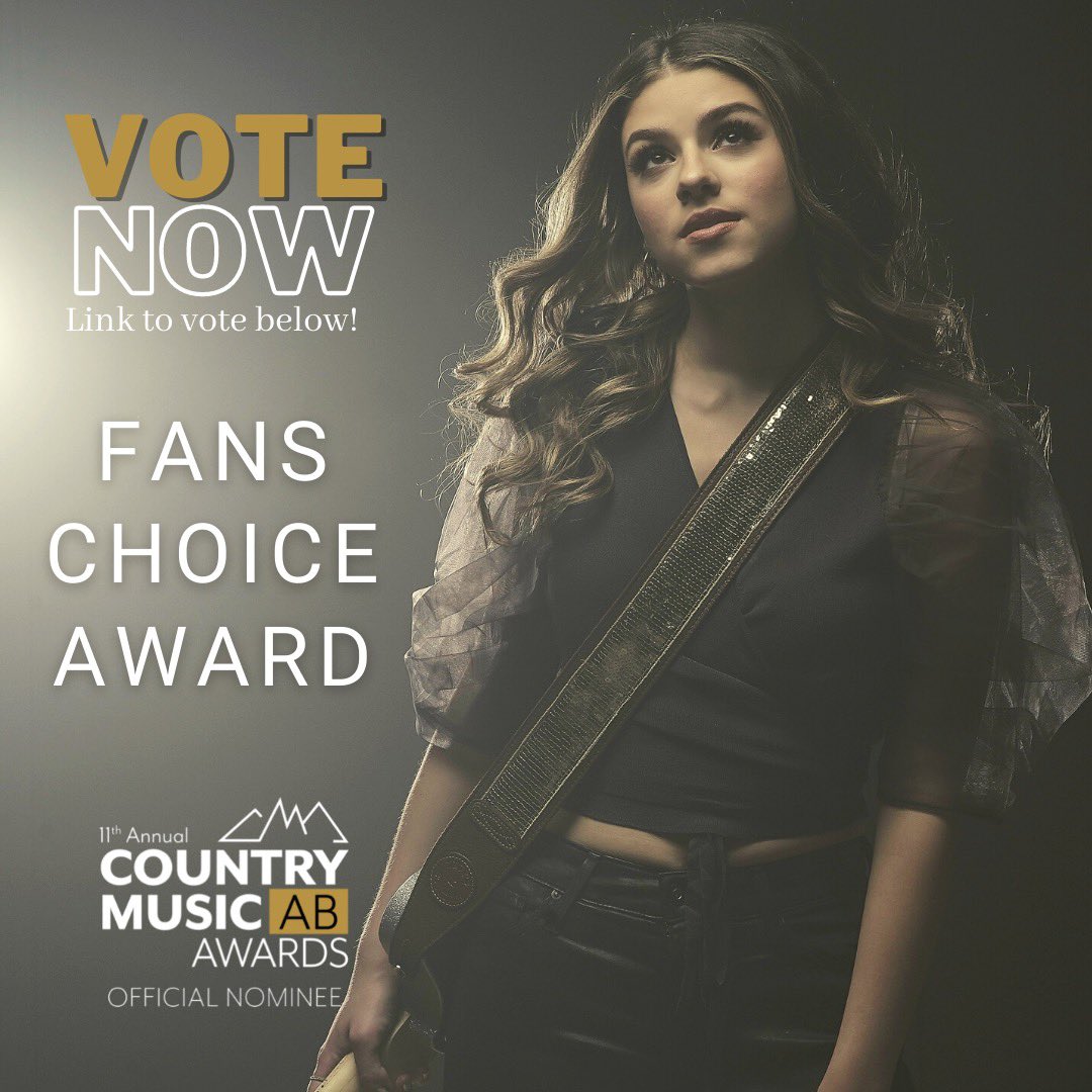 Hailey Benedict (@thatsmehaileyb) on Twitter photo ✅ Exciting news! We made it to the official final voting round for the <a href="/CountryMusicAB/">Country Music Alberta</a> Fan’s Choice Award!!! Voting is free & can be done by clicking the link below! TY again for all of your support! This one is for you all!! 💓 VOTE & SHARE HERE: surveymonkey.com/r/7LQFP9C ✅ Exciting news! We made it to the official final voting round for the <a href="/CountryMusicAB/">Country Music Alberta</a> Fan’s Choice Award!!! Voting is free & can be done by clicking the link below! TY again for all of your support! This one is for you all!! 💓 VOTE & SHARE HERE: surveymonkey.com/r/7LQFP9C