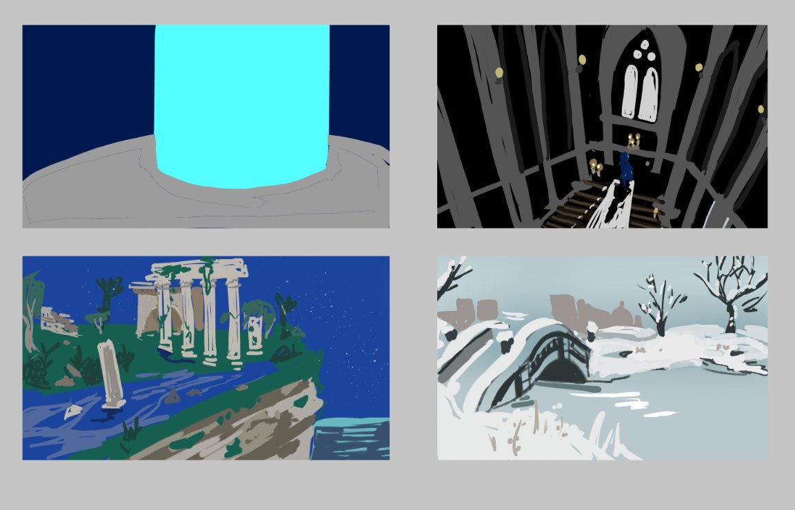 a work-in-progress and thumbnails because I don't know if i'll finish these 