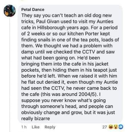 artsgirlmags's tweet image. Well that&apos;s put the snails among the teapot 🐌 🫖 
#PaulGivan #NeverForget