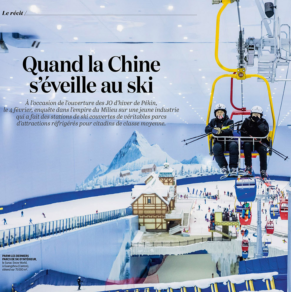 Parution dans La Vie 03.02.2002 avec à la plume le talentueux Jordan Pouille.
Pour tout savoir sur les stations de ski en intérieur qui pullulent en Chine; royaumes des canons à neige et de l’épuisement des nappes phréatiques !!!
#Chine #Ski #Pekin2022 #nonsensecologique