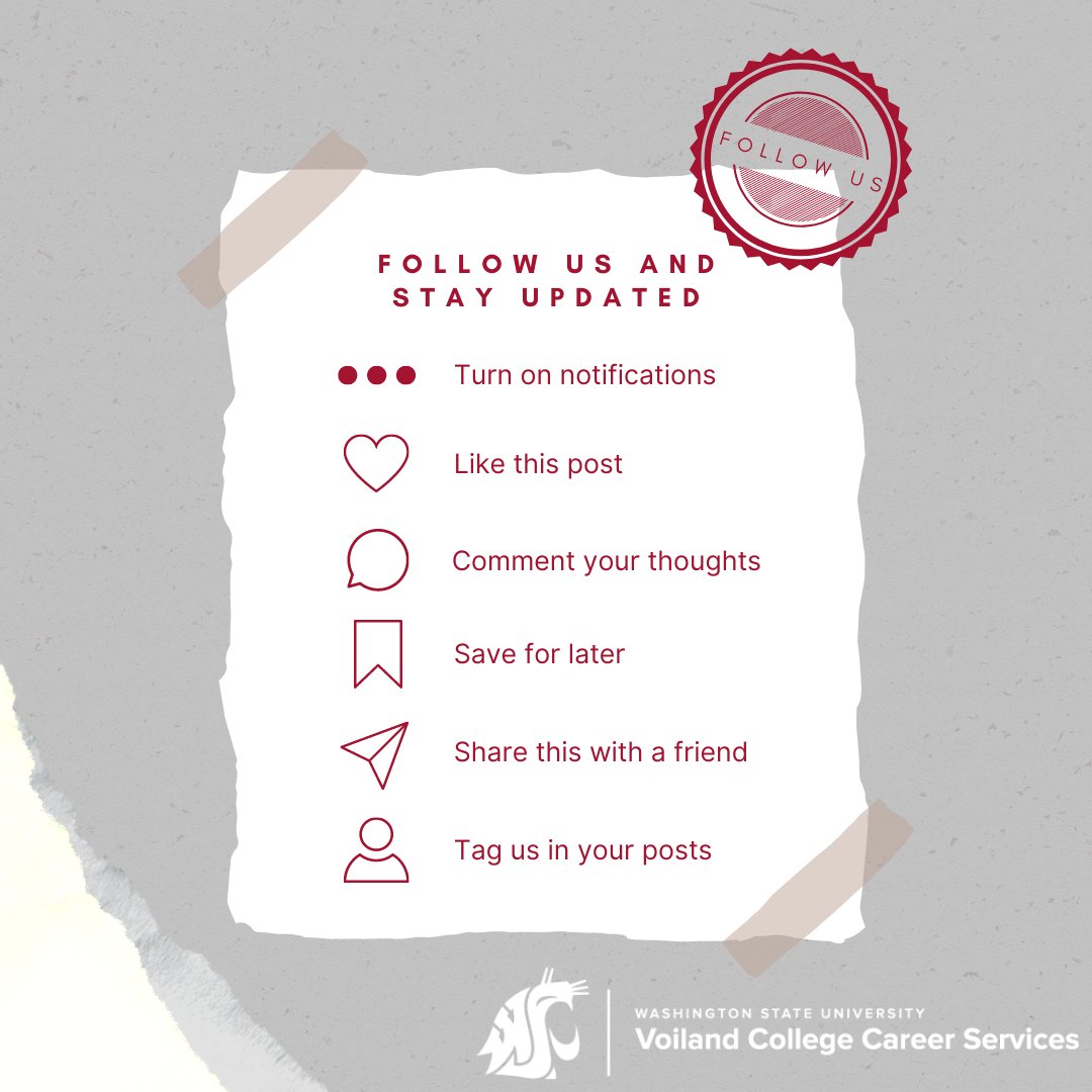 VCEACareers's tweet photo. Next week is the Spring 2022 Career Expo!
Are you prepared?
Do you have everything you need?
We've prepared a checklist of the most important things to remember and have for the Career Fair.
.
.
.
.
#wsuvcea #wsuvcss #wsuvoiland #careerfair #tips #engineering #wsusdc https://t.co/azGyaYMldS