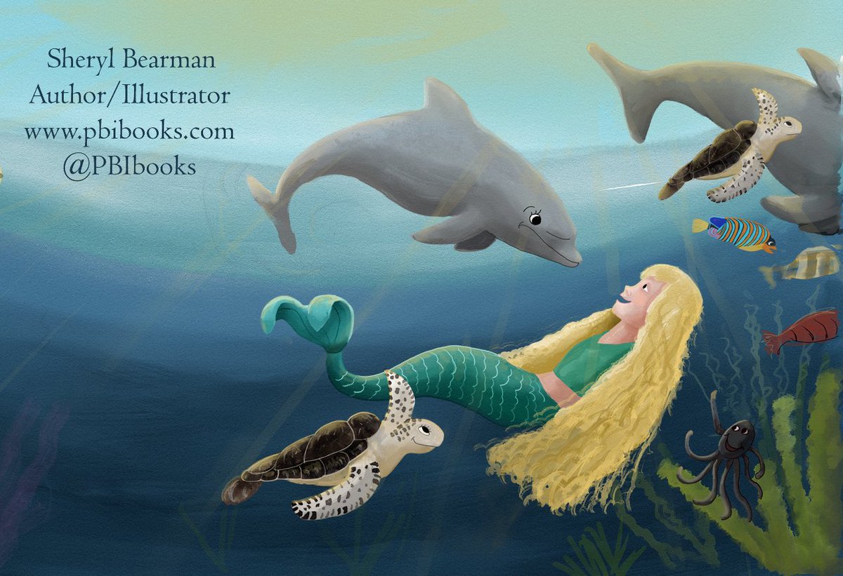 My illustration postcard.  I'm sharing because twitter reset my account.  #illustration #art #author #AuthorsOfTwitter  #amwriting  #KidLitArtPostcard