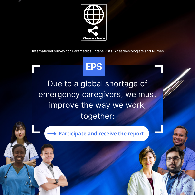 virgidelplanque's tweet photo. ⏱ 3 min can save lives!
You're a #Paramedic, #intensivist, #Anesthesiologist, #Nurse? Thank you for 🎙 answering the survey and 👉 sharing to your peers

➡️ To Answer the 3min survey: https://t.co/em8EX7uslA

#thankyou 🙏 https://t.co/TO957ZZD55