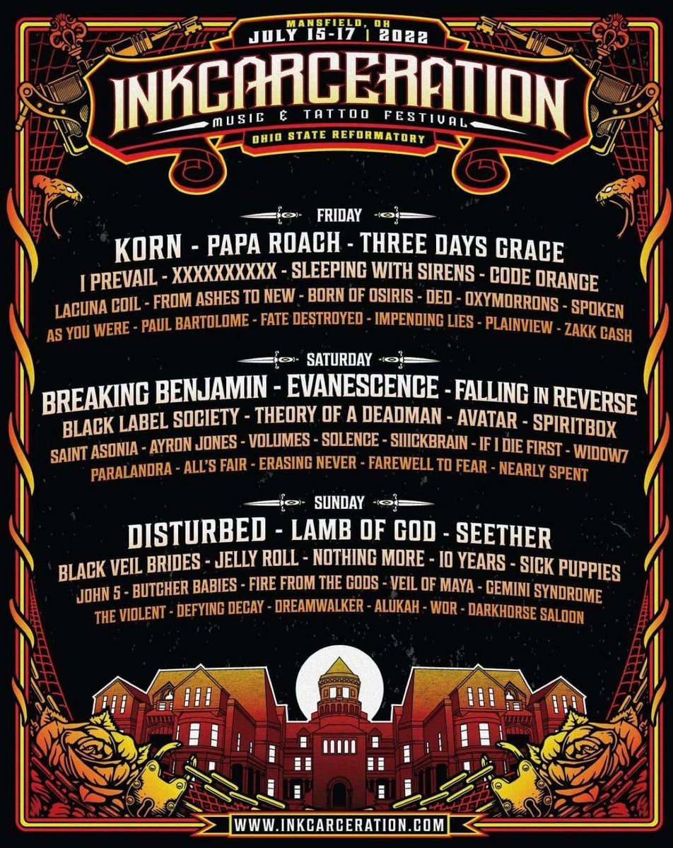 NearlySpent's tweet photo. We are happy to announce that we'll be playing at @InkcarFestival this year!!!! can't wait to see you all there 🤘 https://t.co/3K4pIJj9YK