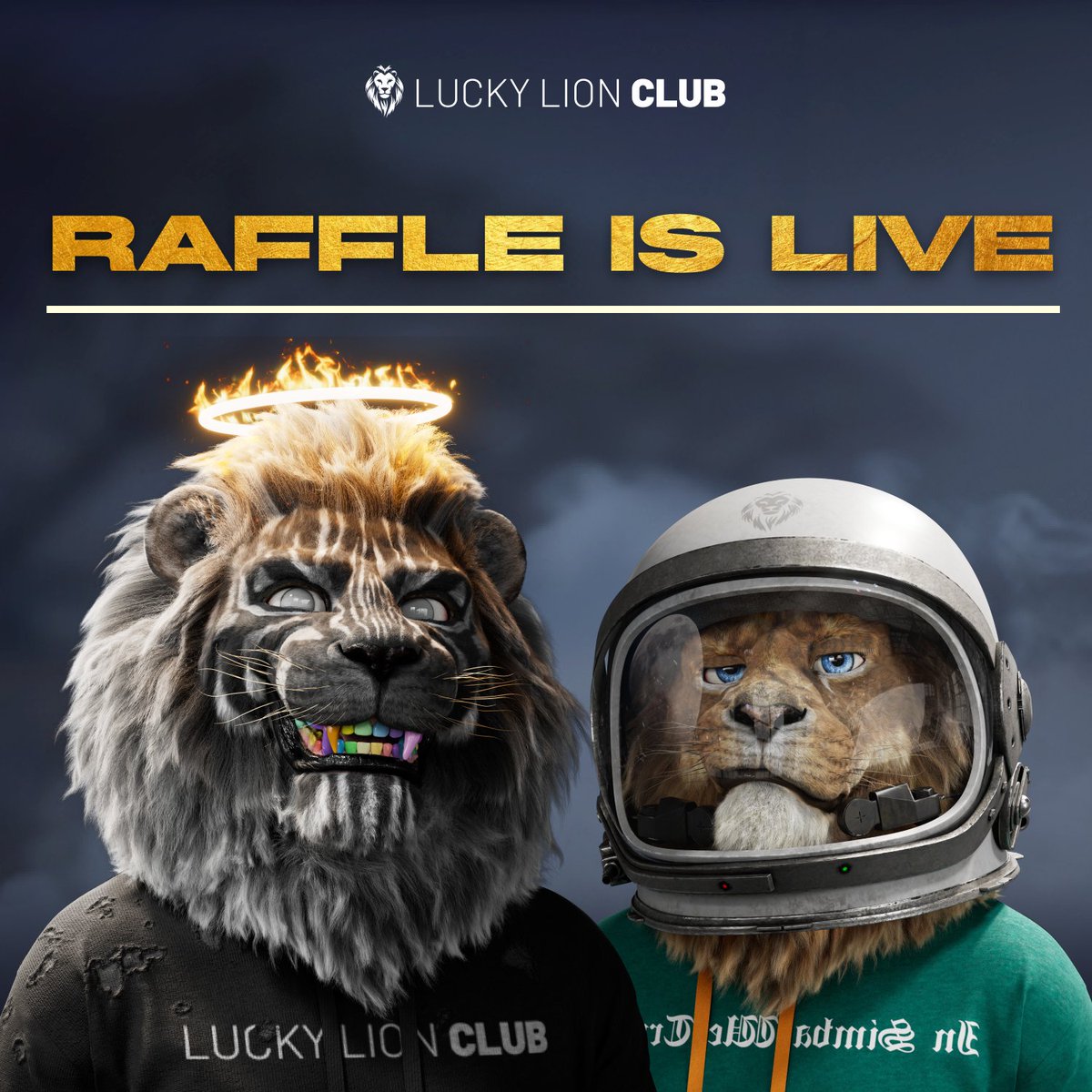 🎉 #NFTGiveaway 🎉

We've partnered with <a href="/Lucky_Lion_Club/">LUCKY LION CLUB</a> to give away 1 NFT, worth over 500$! 🚀

To Enter👇
- Follow <a href="/Lucky_Lion_Club/">LUCKY LION CLUB</a> &amp; @MetaRarity
- Retweet + Like
- Tag a NFT friend

Raffles is live: luckylionclubnft.com/LuckyRaffle

Ends in 24H ⏰
#NFT #NFTcommunity #NFTs #Giveaway