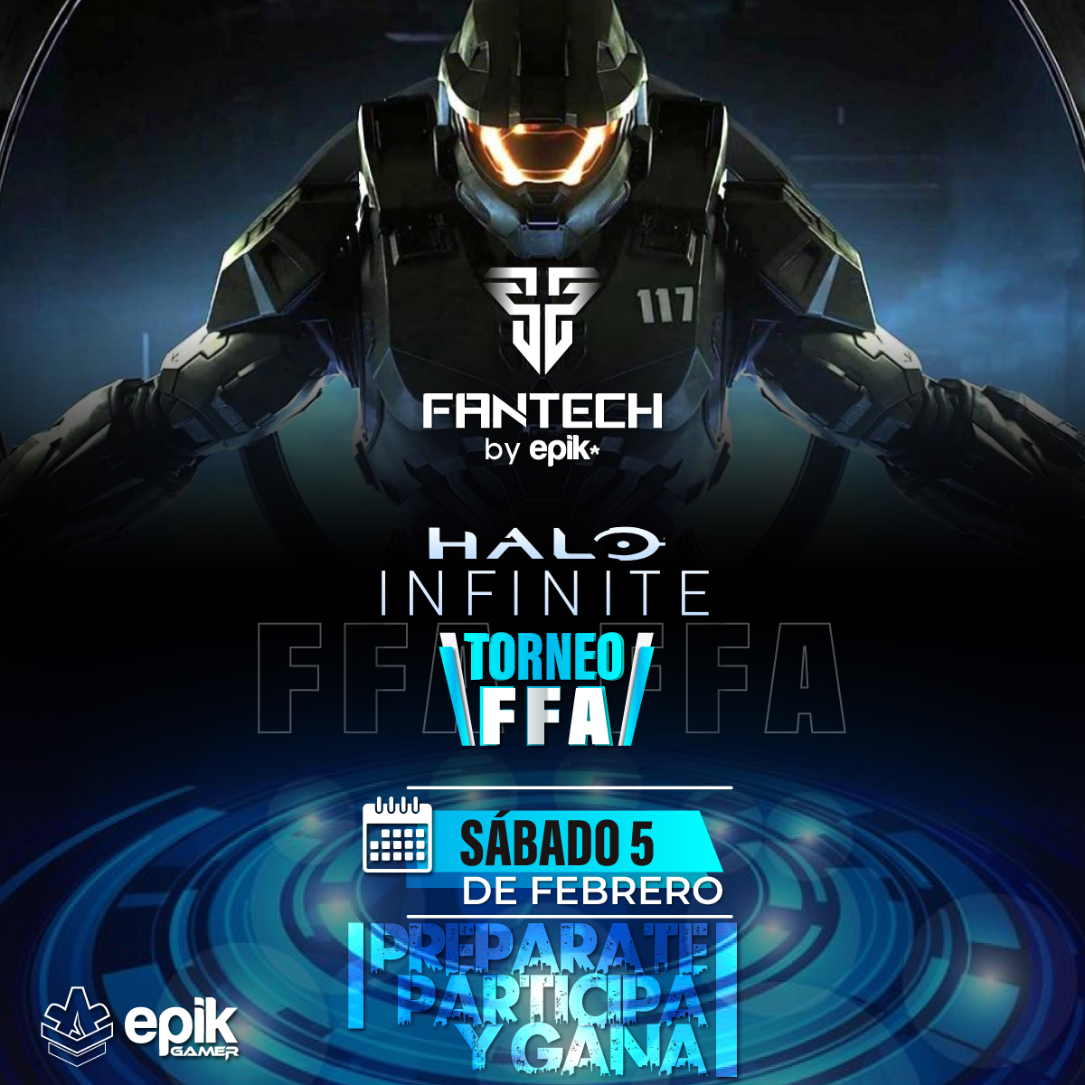 Torneo 📢📢

🇨🇴 Exclusivo para Colombia 🇨🇴
📅Día: Sábado 05 de Febrero de 2022 (a partir de las 2:00 p.m.)
🎮Modalidad: FFA (Todos Contra todos)
📍Entrada: Gratuita
🏆Premiación: Efectivo + Premios de los patrocinadores

Link: t.ly/OauW