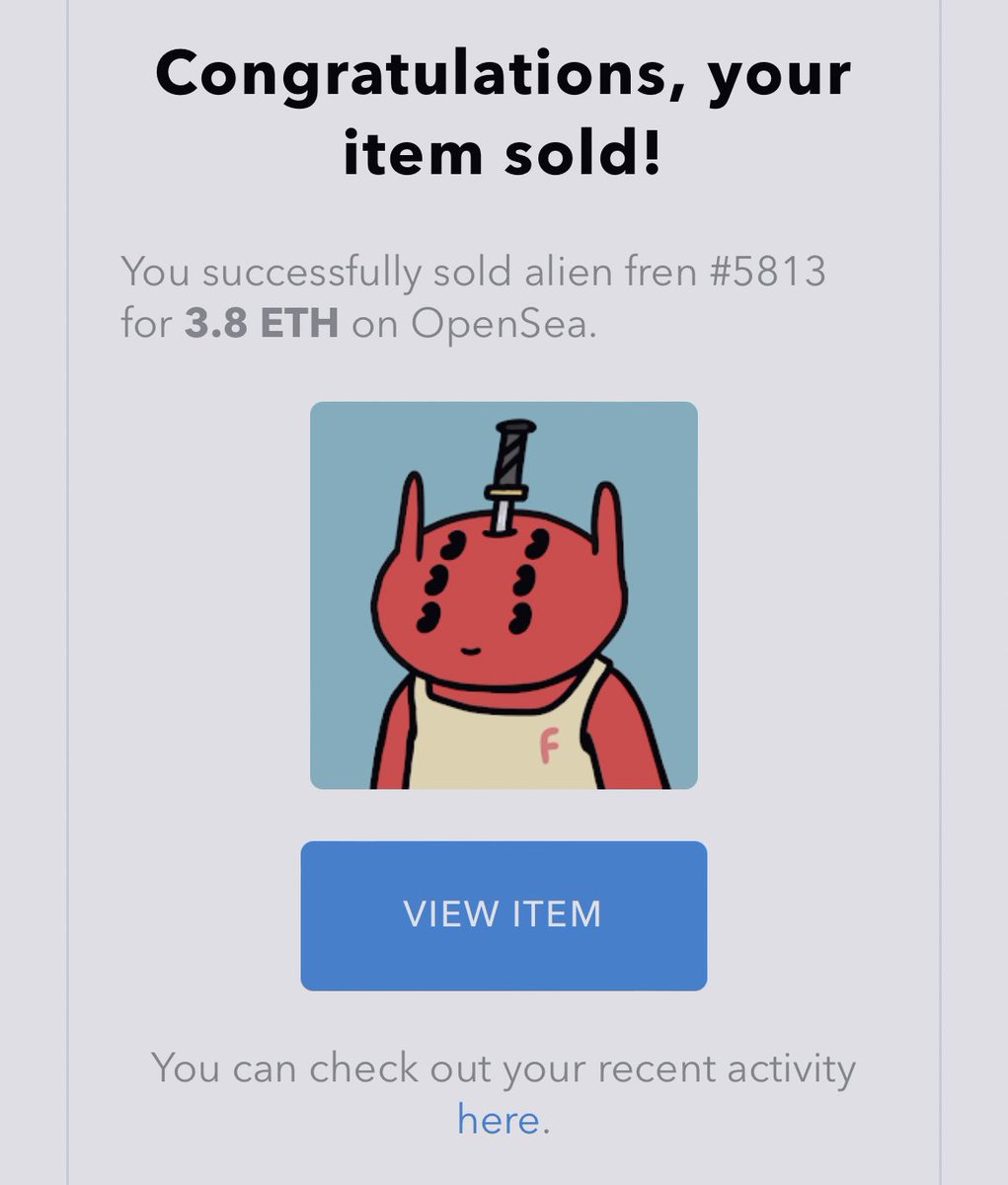 GenisonMusic's tweet photo. I recently sold my alienfren. I’m kinda sad, but I’m also grateful because of the new owner, and because it opened up new opportunities towards my passion wich is music. Hopefully this will be the 1st step to quitting my job and fully focus on my purpose. Thank you @alienfrens https://t.co/Mmva3GMr5L