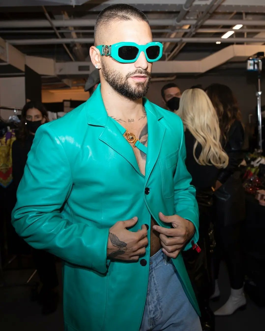 It's Maluma Baby for Versace! - Fashionista