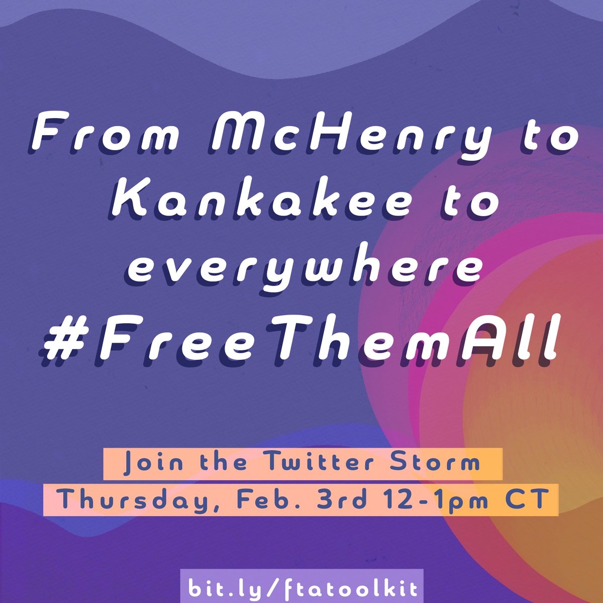 PublicAccessPod's tweet photo. NIJC:🚨 Urgent action alert: Join the Twitter storm TODAY at 12pm CT to demand that @SecMayorkas @EROChicago #ReleaseNotTransfer all people still detained in Illinois & #FreeThemAll! Get the toolkit: https://t.co/W8y8Ll3Rq2 https://t.co/DQHvsTavUu