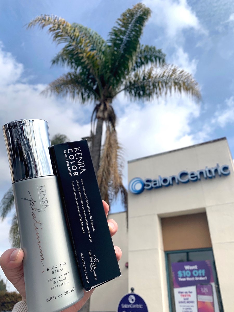 THE WAIT IS OVER! Kenra Professional is officially available at all SalonCentric  stores &amp; online at SalonCentric.com 🎉
What's the first thing you're adding to your cart? 🛒