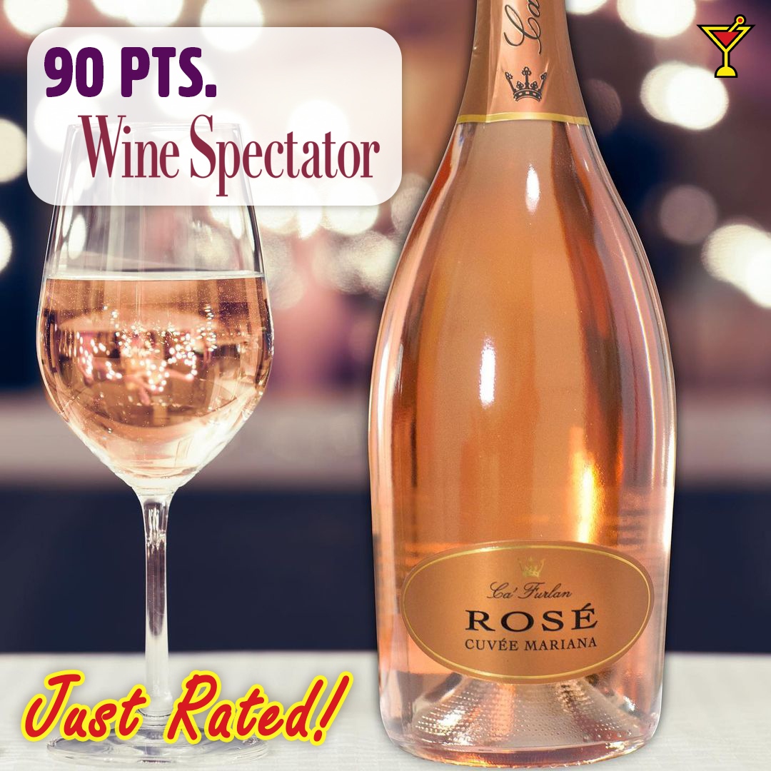 Rosé just rated 90 points by @Wine_Spectator 🏆 @cafurlanprosecco @regal_wine #regal_wine

BOTH ⚡$9.99 SALE! / 750ml (reg. $11.99)

🍷Ca' Furlan Prosecco Rose Brut ‘Cuvée Mariana' is a great value sparkling rosé for this Valentine's Day💝
🍷Ca' Furlan Beatrice Prosecco Cuvée