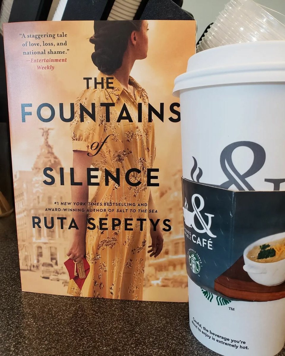 BNBradley_Fair's tweet photo. Do you know what the perfect cure is for this freezing Winter day? A #hotcoffeehotbook!
Stop by the #BNCafe where you can get The Fountains of Silence for just $5 when you make a purchase from the Cafe.
#bncafe #fountainsofsilence #romance #spanishwar #bnbradleyfair https://t.co/qKBwDriRoA