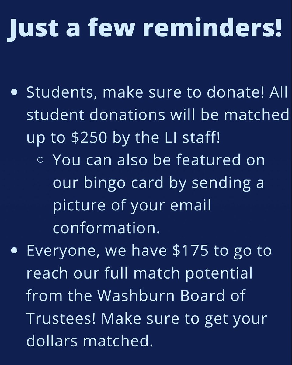 Thank you to all of people who support our program! We are over 20% to our goal! We will keep sending updates throughout the day!
